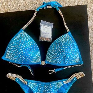 Bikini fitness competition suit